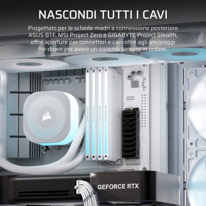 Corsair FRAME 4500X RS-R ARGB Blanc Corsair FRAME 4500X RS-R ARGB Blanc