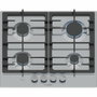 Bosch Table de cuisson à gaz Série 6 PCP6A5I90, 4 foyers, Inox