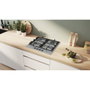 Bosch Table de cuisson à gaz Série 6 PCP6A5I90, 4 foyers, Inox