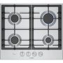 Bosch Table de cuisson à gaz Série 6 PCP6A5I90, 4 foyers, Inox