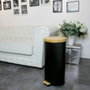 Kitchen Move Poubelle FOREST 30 L Noir Mat