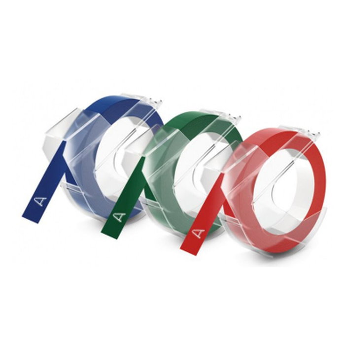 Dymo Ruban stratifié S0847750 Noir/Rouge Multipack