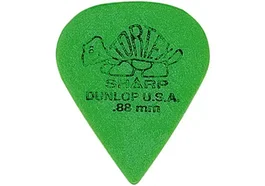 Dunlop Pack de 12 Mediators Tortex Sharp 0,88 mm