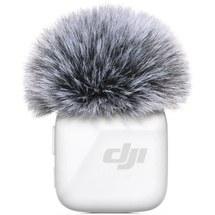 DJI Mic Mini - Émetteur sans fil ultra-léger et compact avec fixation magnétique - Arctic White