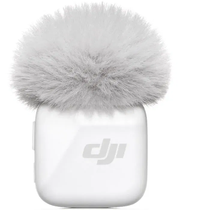 DJI Mic Mini - Émetteur sans fil ultra-léger et compact avec fixation magnétique - Arctic White