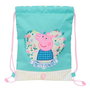 Safta Sac à dos plat junior Peppa Pig "Pretty Flowers" 26x34x1 cm - Pour enfant à partir de 3 ans