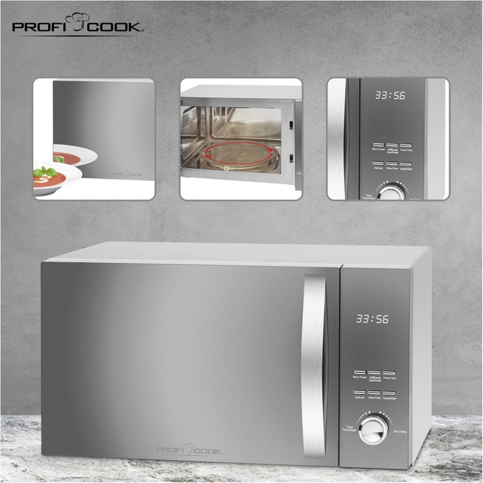 Proficook PC-MWG 1176 H Silver Proficook PC-MWG 1176 H Silver