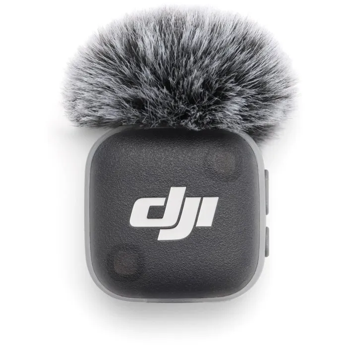DJI - MIC MINI 2 - Micro sans fil compact avec caches magnétiques multicolores, autonomie 8h - Transmetteur