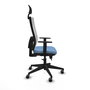 Piqueras y Crespo 1D066G1 Chaise de Bureau avec Appui-tête Bleu ciel