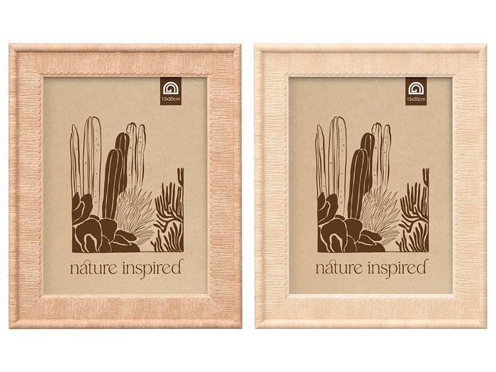 GIFTDECOR Lot de 24 cadres photo en relief 15x20 cm Madera