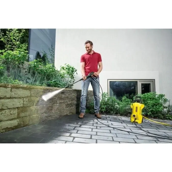 Karcher Nettoyeur Haute Pression K2 Premium Power Control - 1400 W - 110 bar - 360 L/h - avec Lance Vario Power et Rotabuse