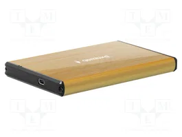 GEMBIRD Boîtier pour disques 2,5 pouces USB 3.0 Aluminium Doré
