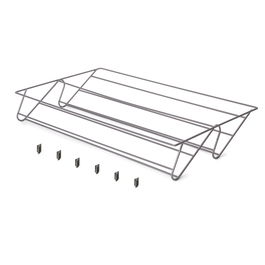 Emuca Tiroir à chaussures pour armoires et dressings Quartz, 640 (M80), Acier, Titane