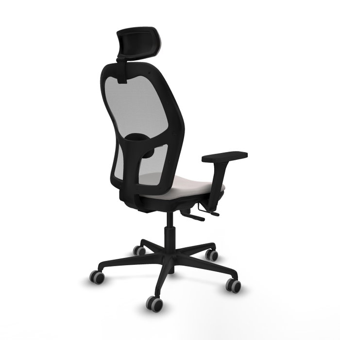 Chaise de Bureau avec Appui-tête Jorquera Piqueras y Crespo 3D036G2 Blanc