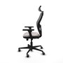Chaise de Bureau avec Appui-tête Jorquera Piqueras y Crespo 3D036G2 Blanc