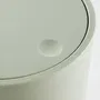 Today Utility - Poubelle de salle de bain avec couvercle poussoir, 8,5 L, polypropylène, Ø 21 x H 29 cm, verte, design minimaliste