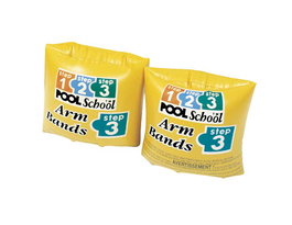 INTEX Manguitos School 123 Bras de natation gonflables pour enfants 20x15 cm - Jaune - Réf. 56643 - Pour enfants de 3 à 6 ans