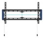B-Tech BT5442 Support mural fixe très plat pour écran large jusqu'à 70 kg, profil 27 mm, ajustement latéral, verrouillage rapide, compatible VESA 650x400 mm
