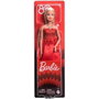 Barbie - Mattel - Poupée de Collection 80ème Anniversaire Mattel Jgd25 - Robe Rouge Rubis et Accessoires Festifs