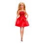 Barbie - Mattel - Poupée de Collection 80ème Anniversaire Mattel Jgd25 - Robe Rouge Rubis et Accessoires Festifs