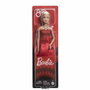 Mattel Barbie 80ème Anniversaire - Poupée de Collection en Robe Rouge Rubis