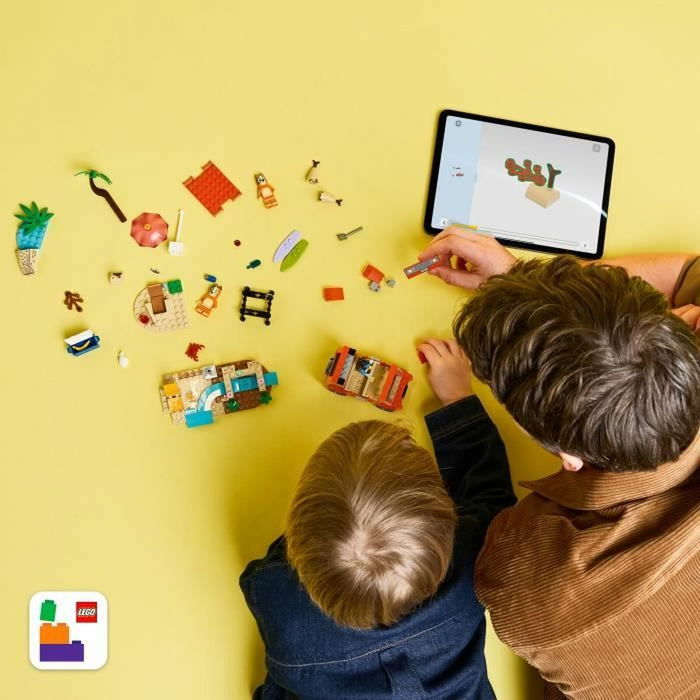 LEGO 11202 Bluey Le Voyage en Camping-Car de Bluey - Set de Construction pour Enfants dès 4 Ans