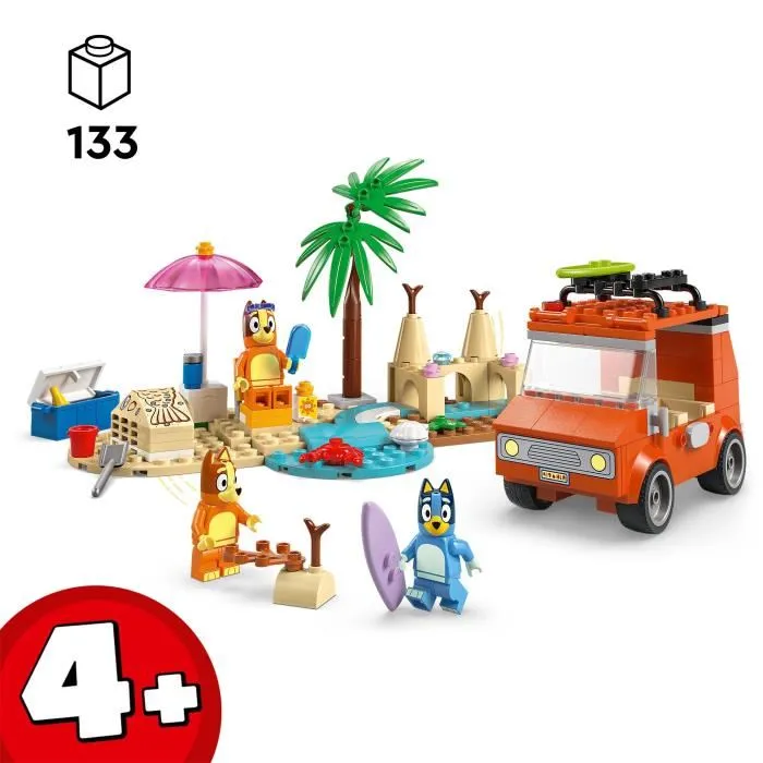 LEGO Bluey Les Vacances et le Voyage en Voiture 11202