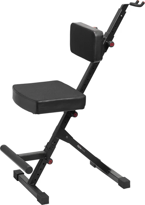 FRAMEWORKS Tabouret Deluxe ajustable avec support pour guitare FRAMEWORKS Tabouret Deluxe ajustable avec support pour guitare