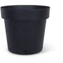 Garden Id Pot de fleurs avec réserve rond Glamour, Noir/Anthracite, Ø 50 cm, 47 L, H 43 cm