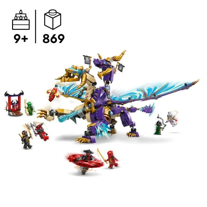 LEGO NINJAGO 71836 Arc : Le Dragon de la Concentration - Set de Construction avec 8 Minifigurines et Dragon Articulé - Dès 9 ans