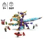 LEGO NINJAGO 71836 Arc : Le Dragon de la Concentration - Set de Construction avec 8 Minifigurines et Dragon Articulé - Dès 9 ans