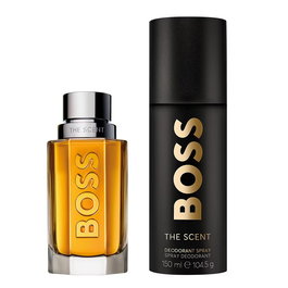 Hugo Boss The Scent - Coffret Homme : Eau de Toilette 50 ml et Déodorant Spray Épicé 150 ml - Set Parfum Masculin
