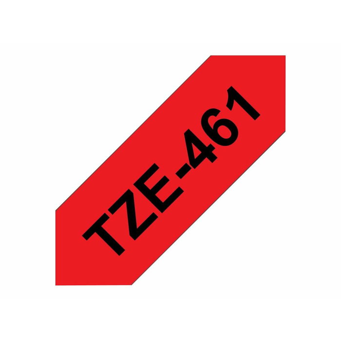 Brother TZe-461 Ruban Laminé 36mm Noir/Rouge, 8m