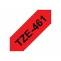 Brother TZe-461 Ruban Laminé 36mm Noir/Rouge, 8m
