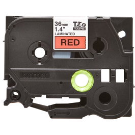 Brother TZe-461 Cinta Laminada pour Étiqueteuse 36 mm Rouge avec Texte Noir 8 m