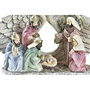 Décorations de Noël DKD Home Decor Résine (27,5 x 7 x 10,5 cm) (2 Unités)