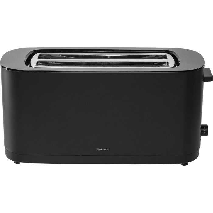Zwilling ENFINIGY Grille-pain à fente longue noir avec accessoire pour petits pains