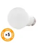 Pack 5 Ampoules LED E27 9W 1000Lm 4200K 40.000H HO-ED-B3-E27-9W-W-PK5-AP