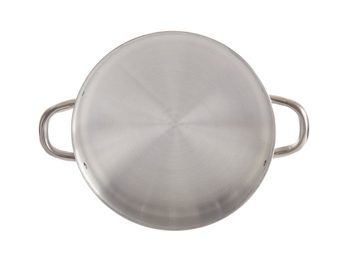 Kinvara Poêle en Aluminium avec Poignées 24 cm Argent Compatible Gaz et Four (Set de 12)
