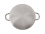 Kinvara Poêle en Aluminium avec Poignées 24 cm Argent Compatible Gaz et Four (Set de 12)