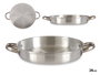 Kinvara Poêle en Aluminium avec Poignées 24 cm Argent Compatible Gaz et Four (Set de 12)