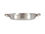 Kinvara Poêle en Aluminium avec Poignées 24 cm Argent Compatible Gaz et Four (Set de 12)