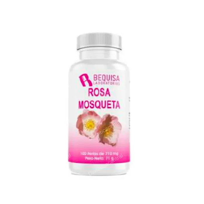 Bequisa Huile de Rosa Mosqueta 100 Perles - Complément Alimentaire Peau Bequisa Huile de Rosa Mosqueta 100 Perles - Complément Alimentaire Peau