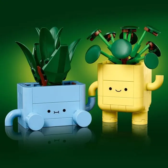 LEGO 10349 Botanicals - Jeu de Construction Petites Plantes Souriantes pour Enfants dès 9 Ans, Décoration avec Pots Colorés LEGO 10349 Botanicals - Jeu de Construction Petites Plantes Souriantes pour Enfants dès 9 Ans, Décoration avec Pots Colorés