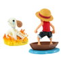 Banpresto Figure One Piece Log Stories Luffy avec Going Merry - Statuette de collection 8cm