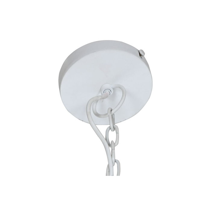 Home ESPRIT Suspension Blanc Bois Fer 50 W 58 x 58 x 71 cm Home ESPRIT Suspension Blanc Bois Fer 50 W 58 x 58 x 71 cm