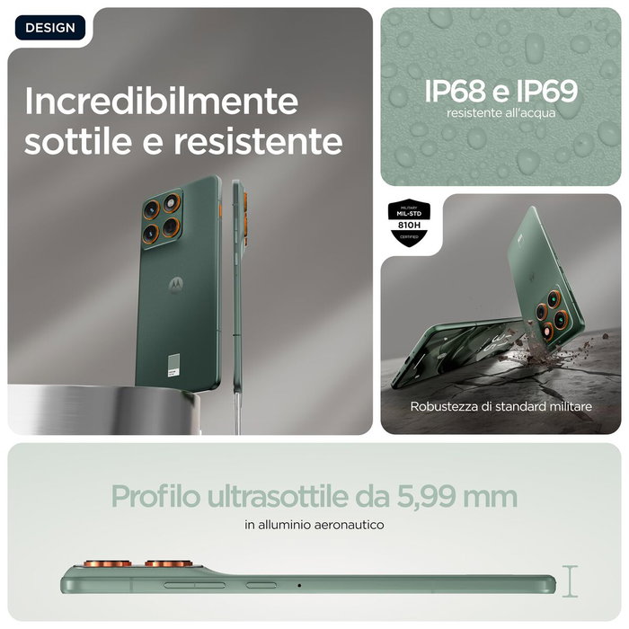 Smartphone Motorola Edge 70 5G 6,67" Octa Core 12 GB RAM 512 GB Vert