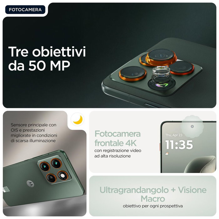 Smartphone Motorola Edge 70 5G 6,67" Octa Core 12 GB RAM 512 GB Vert