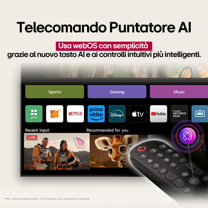 LG 43QNED70A6A Téléviseur QNED 43 pouces Smart TV (43QNED70A6A.API)