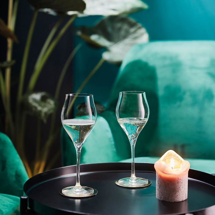 Chef & Sommelier Flûtes à Champagne Exaltation 35 cL, Verre Cristal, Lot de 6 Chef & Sommelier Flûtes à Champagne Exaltation 35 cL, Verre Cristal, Lot de 6